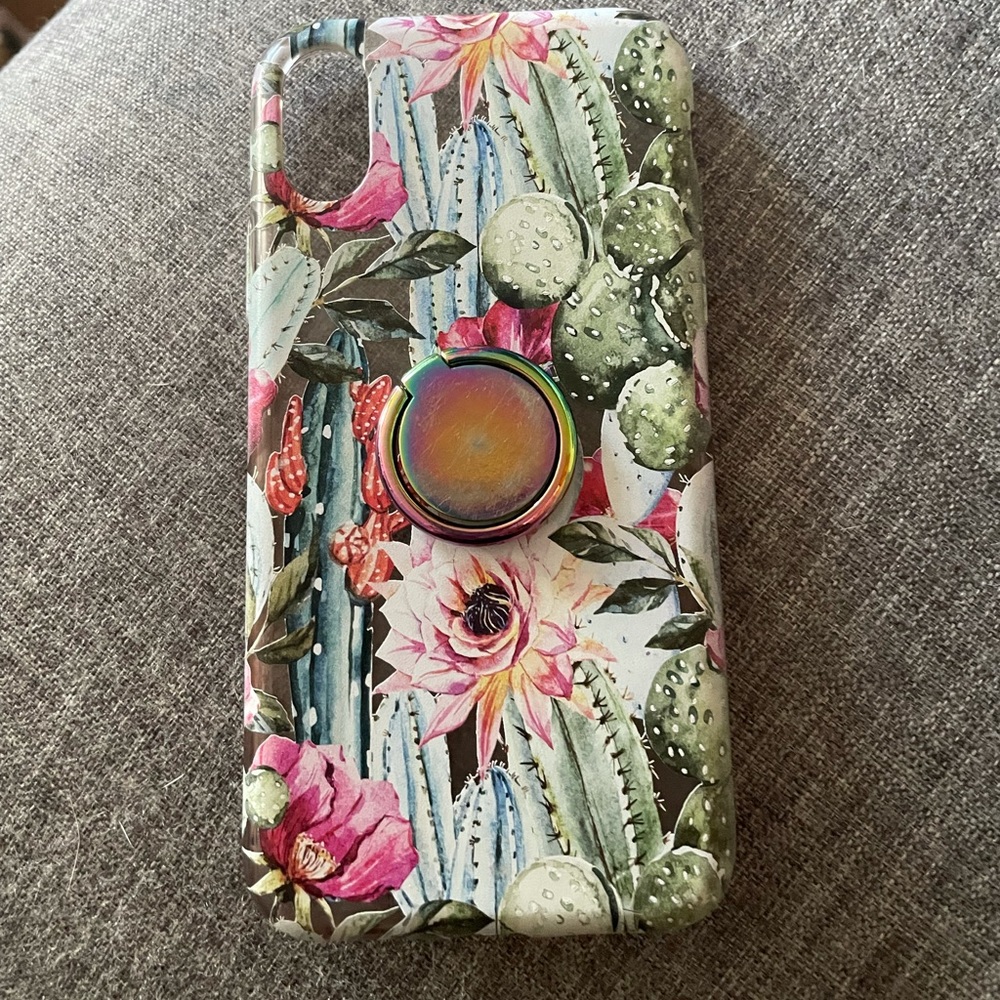 Used Succulent IPhone XS case